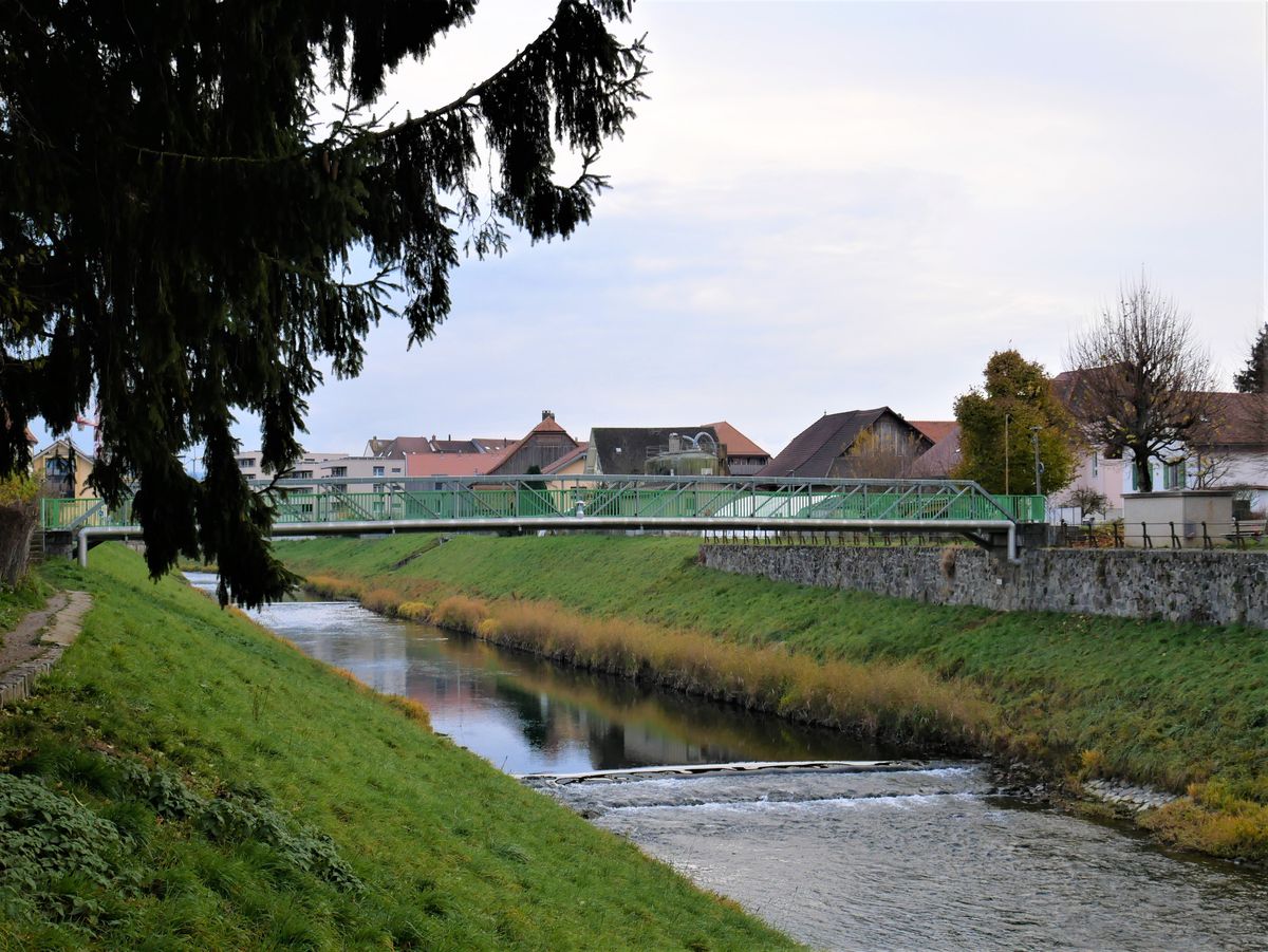Die Passerelle, der Weg von der wilden zur gezähmten Broye